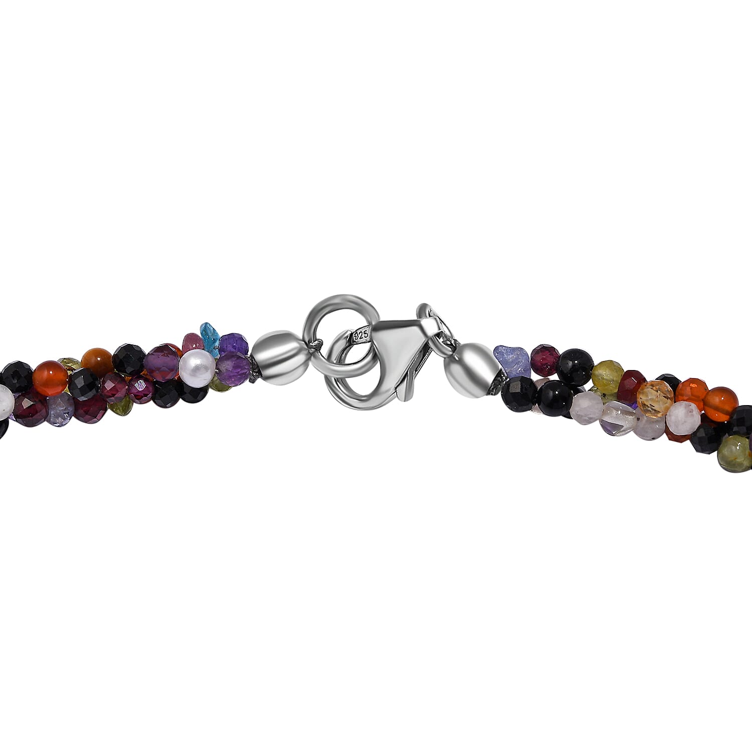 Multi Gemstones Necklace (Size - 20) 125.00 Ct.