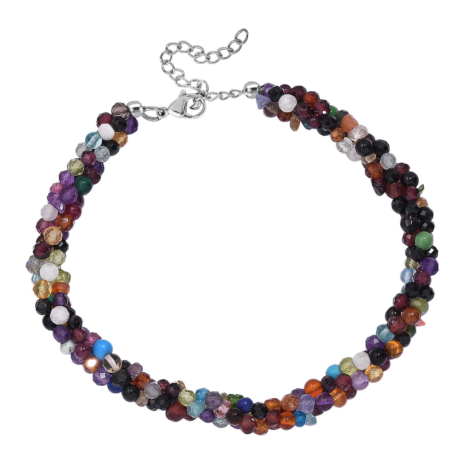 Multi Gemstones Bracelet (Size - 7.5-2 Ext.) 45.00 Ct.