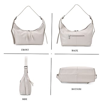 https://tjcuk.sirv.com/Products/80/3/8037370/Versatile-Genuine-Leather-Hobo-Shoulder-Bag-with-Adjustable-Strap-Whit_8037370_3.jpg?w=342&h=342