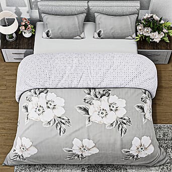 https://tjcuk.sirv.com/Products/80/3/8037373/3-Piece-Flower-Printe-Duvet-Cover-Set-Size-200x200cm-Grey-White_8037373_2.jpg?w=342&h=342