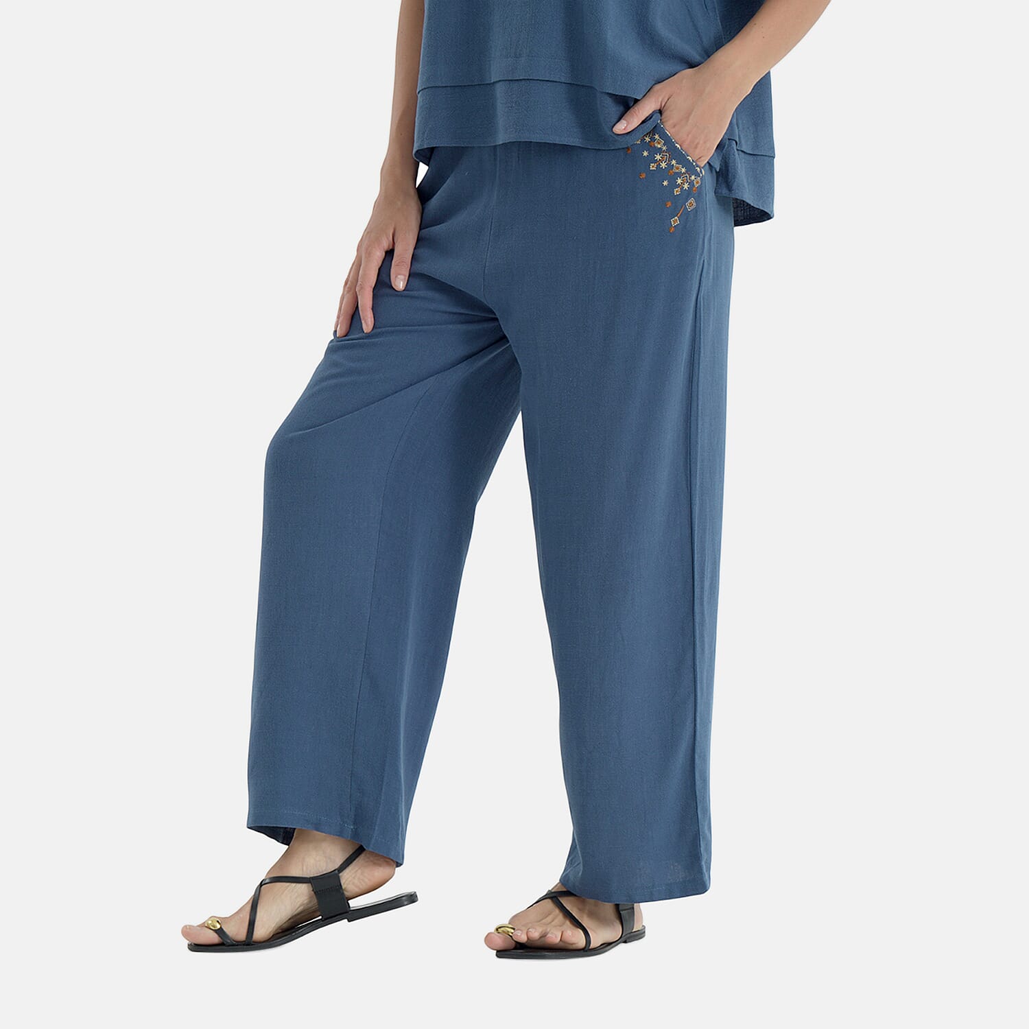 La Marey 4 Embroidery Jean and Pant/Trouser