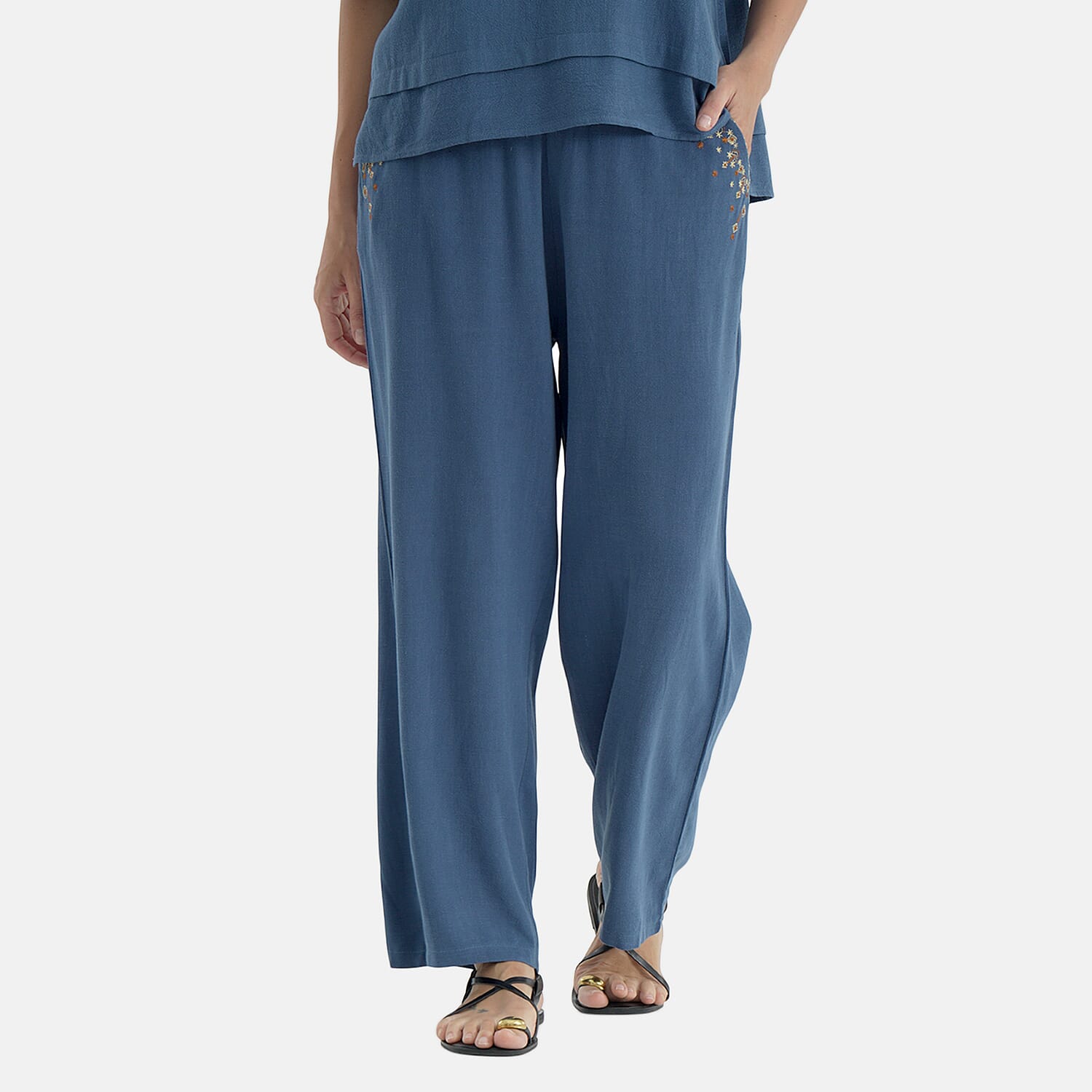 La Marey 4 Embroidery Jean and Pant/Trouser