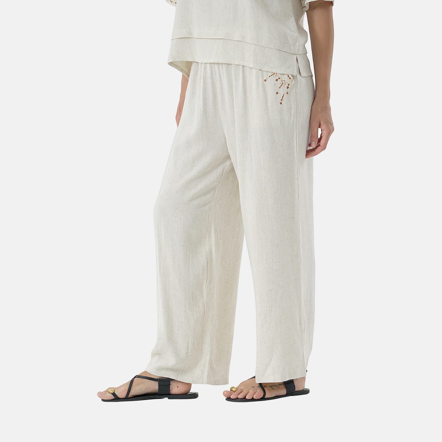 La Marey 4 Embroidery Jean and Pant/Trouser