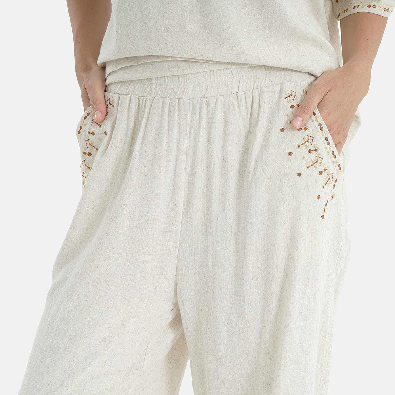 La Marey 4 Embroidery Jean and Pant/Trouser