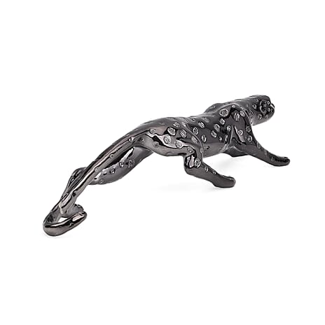 Leopard Statue 40x8x8 - Black
