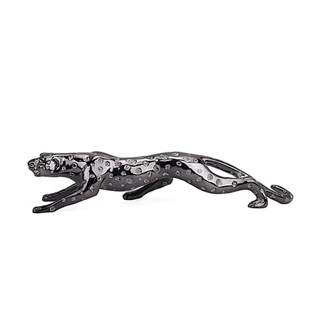 Leopard Statue 40x8x8 - Black