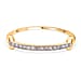 White Cubic Zirconia Bangle (Size - 7.5) 