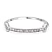 White Cubic Zirconia Bangle (Size - 7.5) 