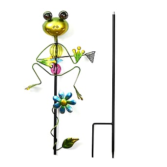 https://tjcuk.sirv.com/Products/80/3/8038571/Whimsical-Green-Frog-with-Blue-Rush-Up-Garden-Stake-Decoration_8038571_1.jpg?w=342&h=342