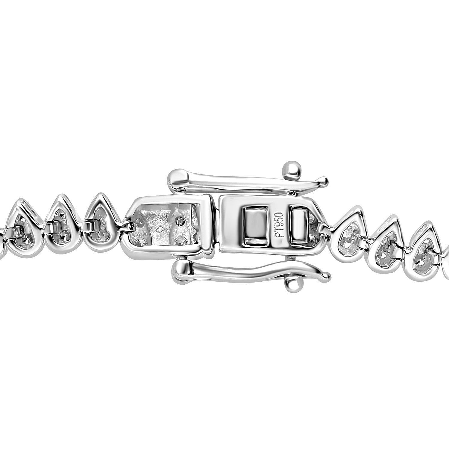 Rhapsody 950 Platinum Natural White Diamond (VS-EF) IGI Certified Bracelet (Size - 8) 3.03 Ct, Platinum Wt. 21.92 Gms.