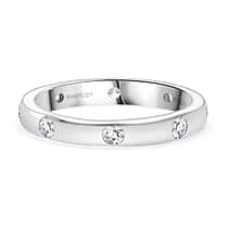 Biggest Mega  Deal- Rhapsody 950 Platinum IGI Certified White Diamond (VS/EF) Ring 0.50 Ct, Platinum Wt. 6.00 Gms.