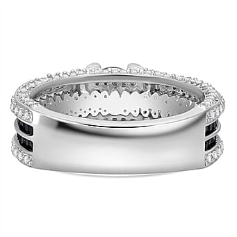 https://tjcuk.sirv.com/Products/80/3/8039853/Black-Diamond-White-Diamond-Ring-in-Platinum-Overlay-Sterling-Silver-2_8039853_3.jpg?w=342&h=342