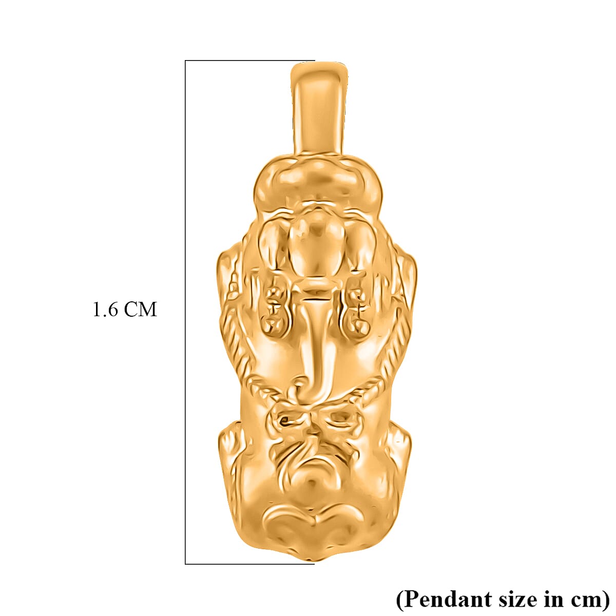 9K Yellow Gold Pixiu Pendant