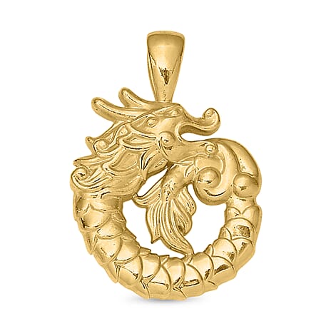 Biggest Gold Deal 2025 - 9K Yellow Gold Dragon Pendant
