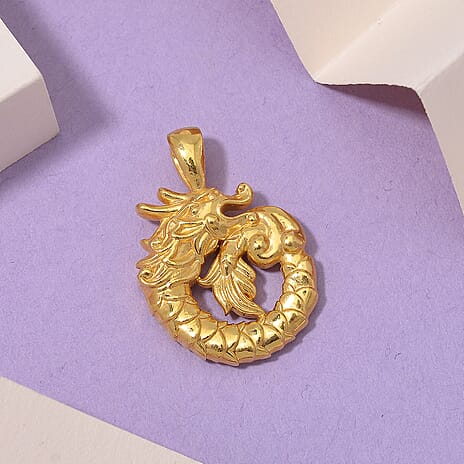 Biggest Gold Deal 2025 - 9K Yellow Gold Dragon Pendant