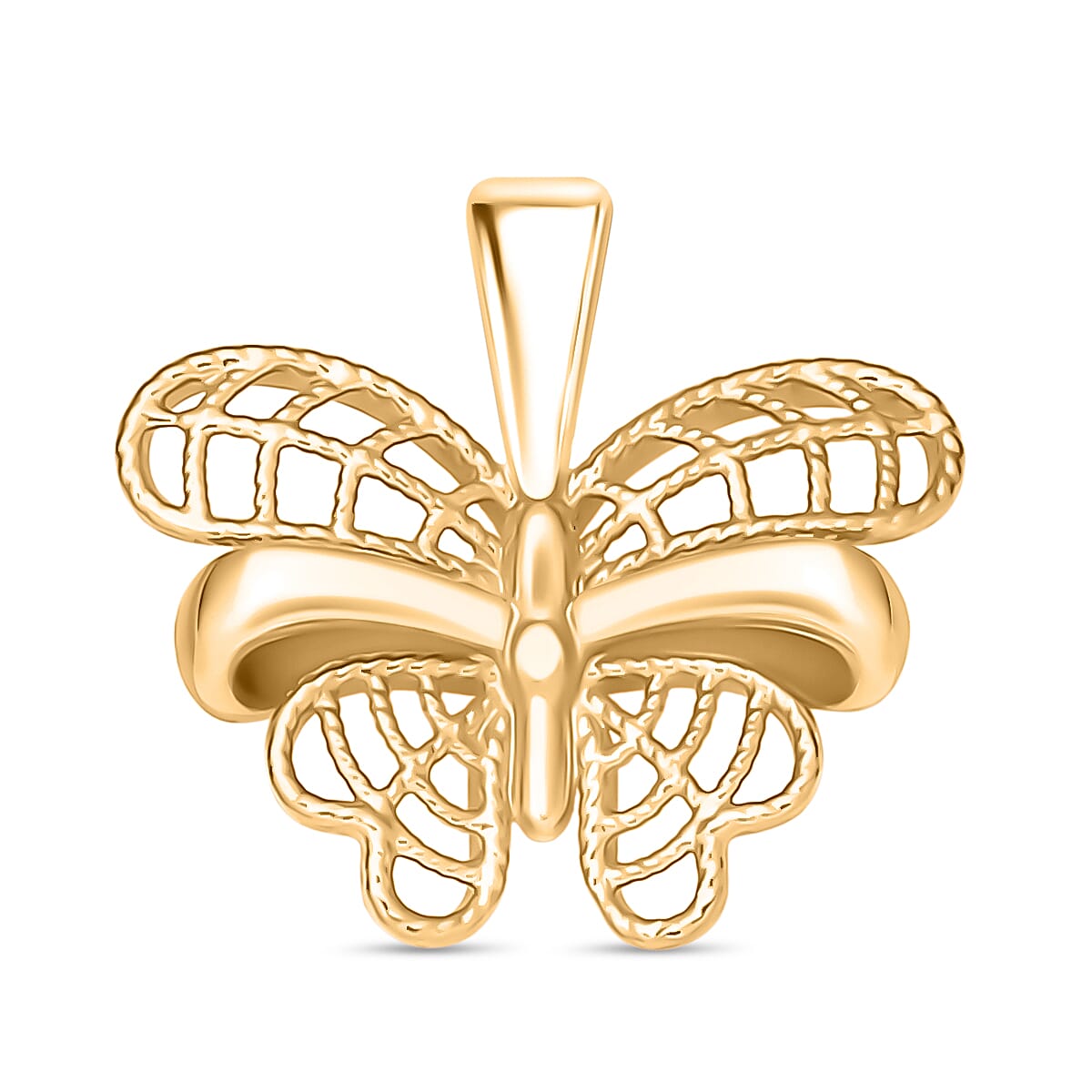 Close Out Deals - 9K Yellow Gold Butterfly Pendant