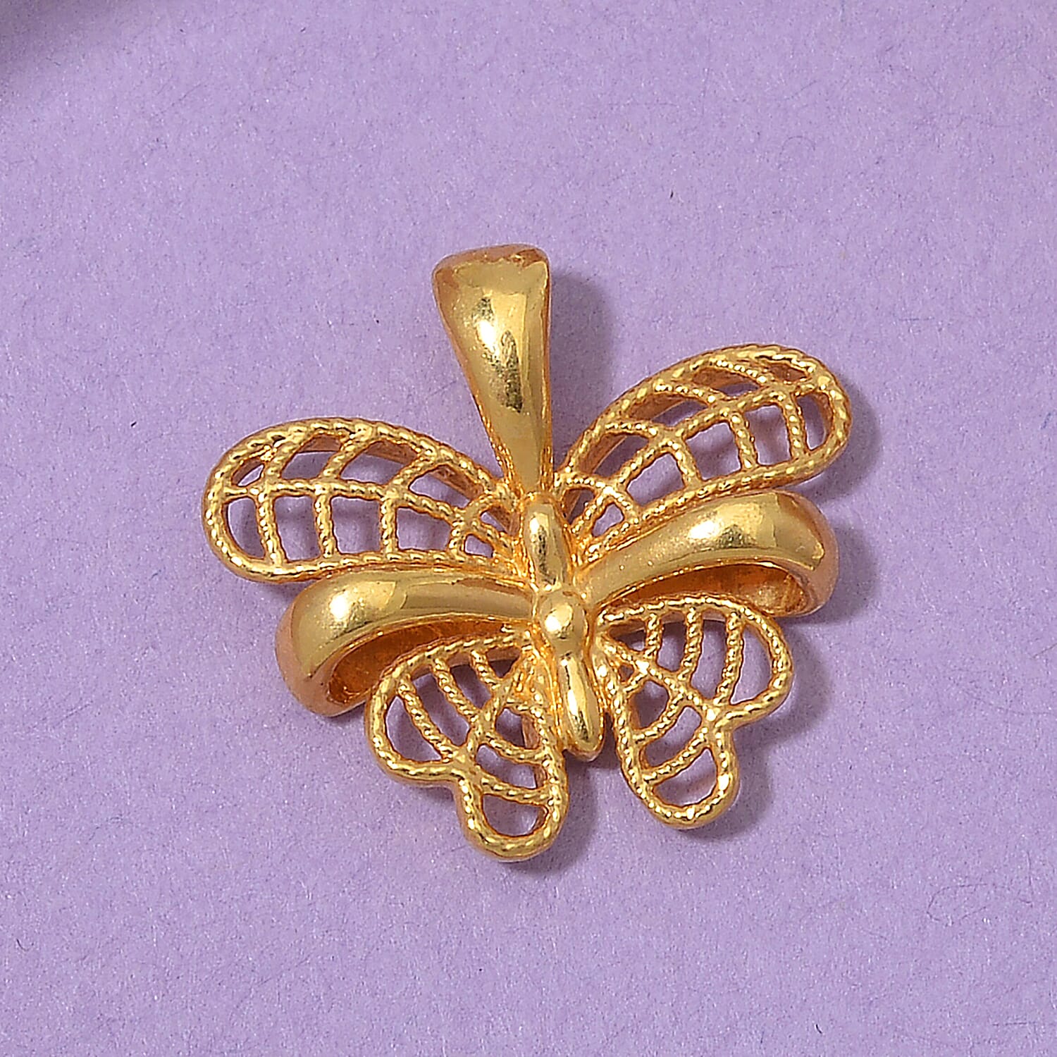 Close Out Deals - 9K Yellow Gold Butterfly Pendant