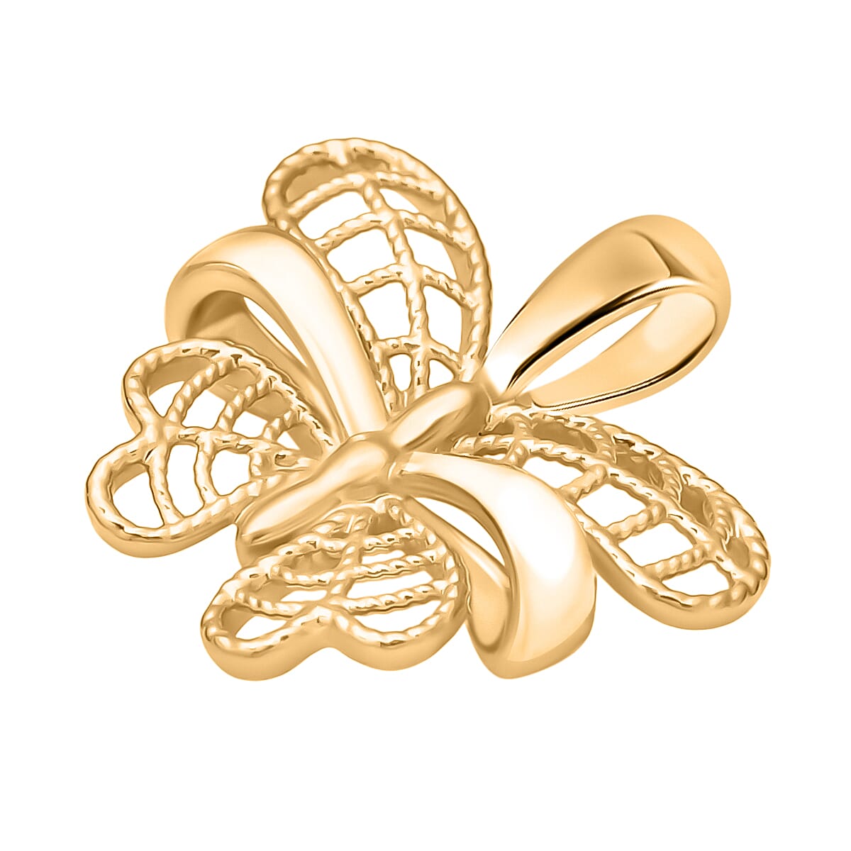Close Out Deals - 9K Yellow Gold Butterfly Pendant