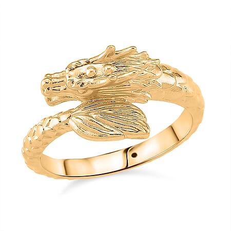Close Out Deal- 9K Yellow Gold HANDMADE Dragon Ring