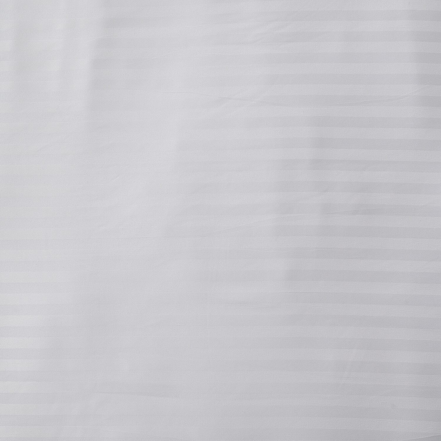 Homesmart Satin Vertical Stripe 6-Piece Double Bedding Set (incl. Duvet Cover, Fitted Sheet, 4 Pillowcases)