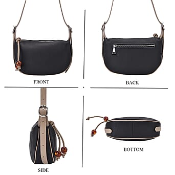 https://tjcuk.sirv.com/Products/80/4/8040245/Elegant-Genuine-Leather-Curved-Shoulder-Bag-with-Adjustable-Strap-Blac_8040245_3.jpg?w=342&h=342