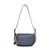 Genuine Leather Crossbody Bag - Beige