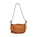 Genuine Leather Crossbody Bag - Beige