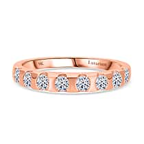 LUXURIANT 9K Rose Gold Lab Grown Diamond Ring 0.50 Ct.