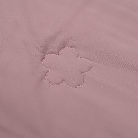 Hush Haven Soft - Breathable Bamboo Viscose Quilt with Quilting (Size - King, 225X220 cm) - Blush