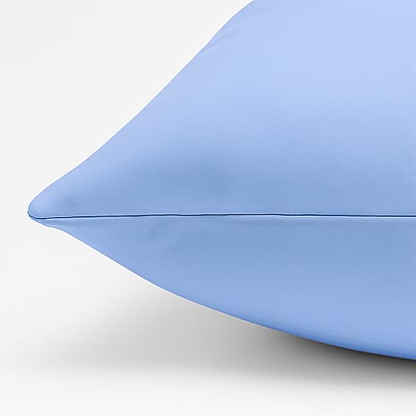 Hush Haven - Set of 2 Soft - Breathable Bamboo Pillowcases (Size 75x50cm) - Blue