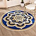 Mandala Print Cotton Rug and Door Mat
