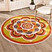 Mandala Print Cotton Rug and Door Mat