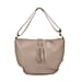 Hong Kong Closeout - Solid 100% Genuine Leather Crossbody Bag with Tassel Chain - Off White