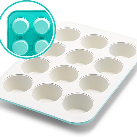 Ceramic Non Stick Baking Tray - Oven, Freezer and Dishwasher  Safe, Light Blue