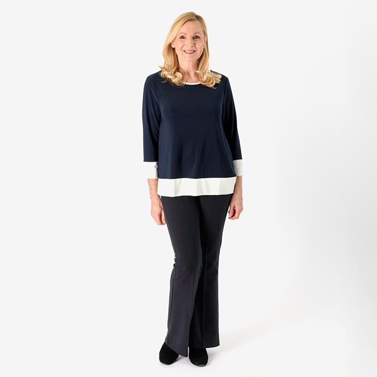 La Marey Color Block Knitted Tunic