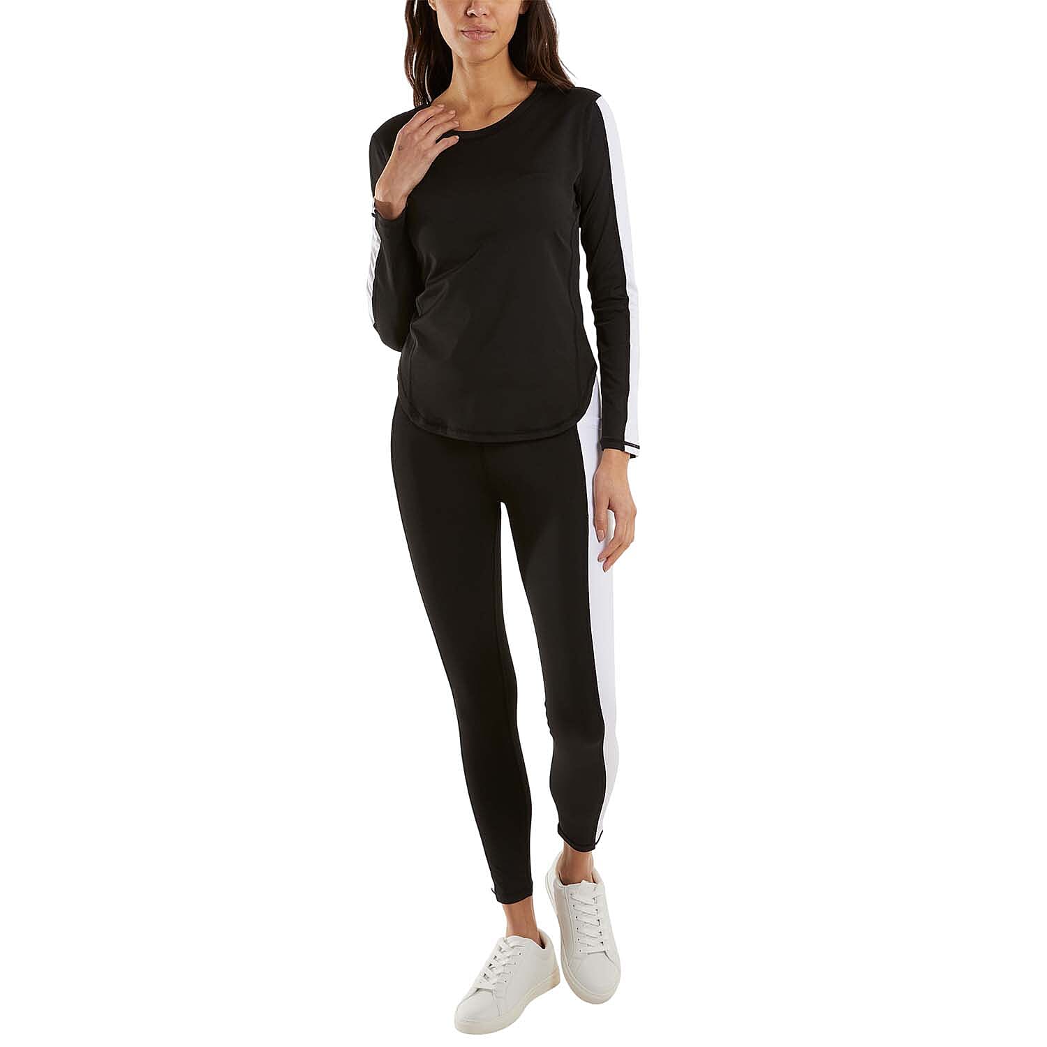 Nova of London Woven Bottom and Legging - Black