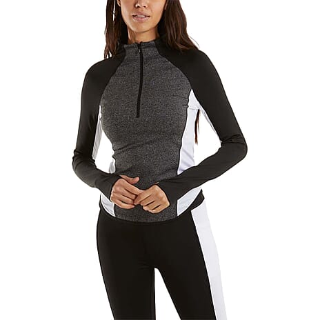 Nova of London Woven Top (Size - Medium) - Grey