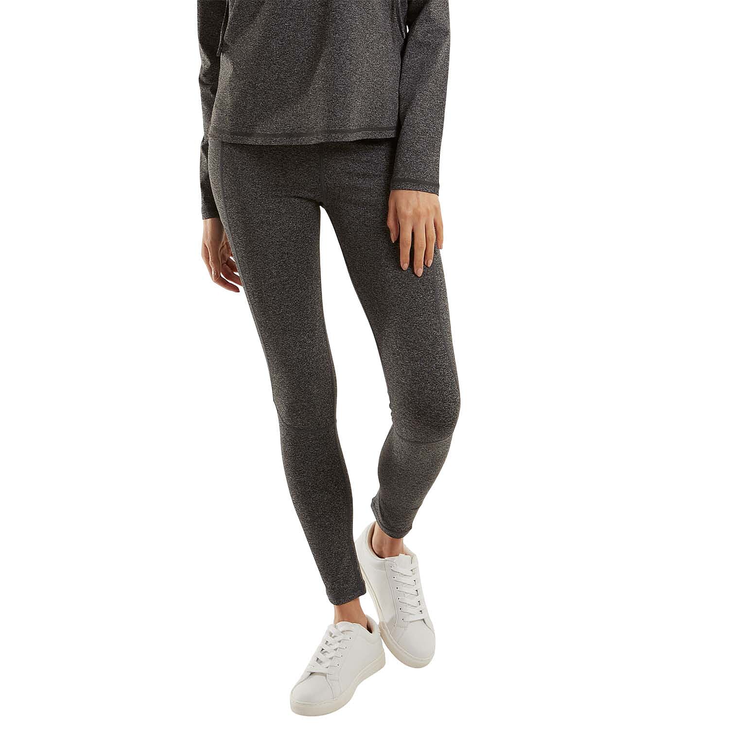 Nova of London Woven Bottom and Legging - Dark Grey