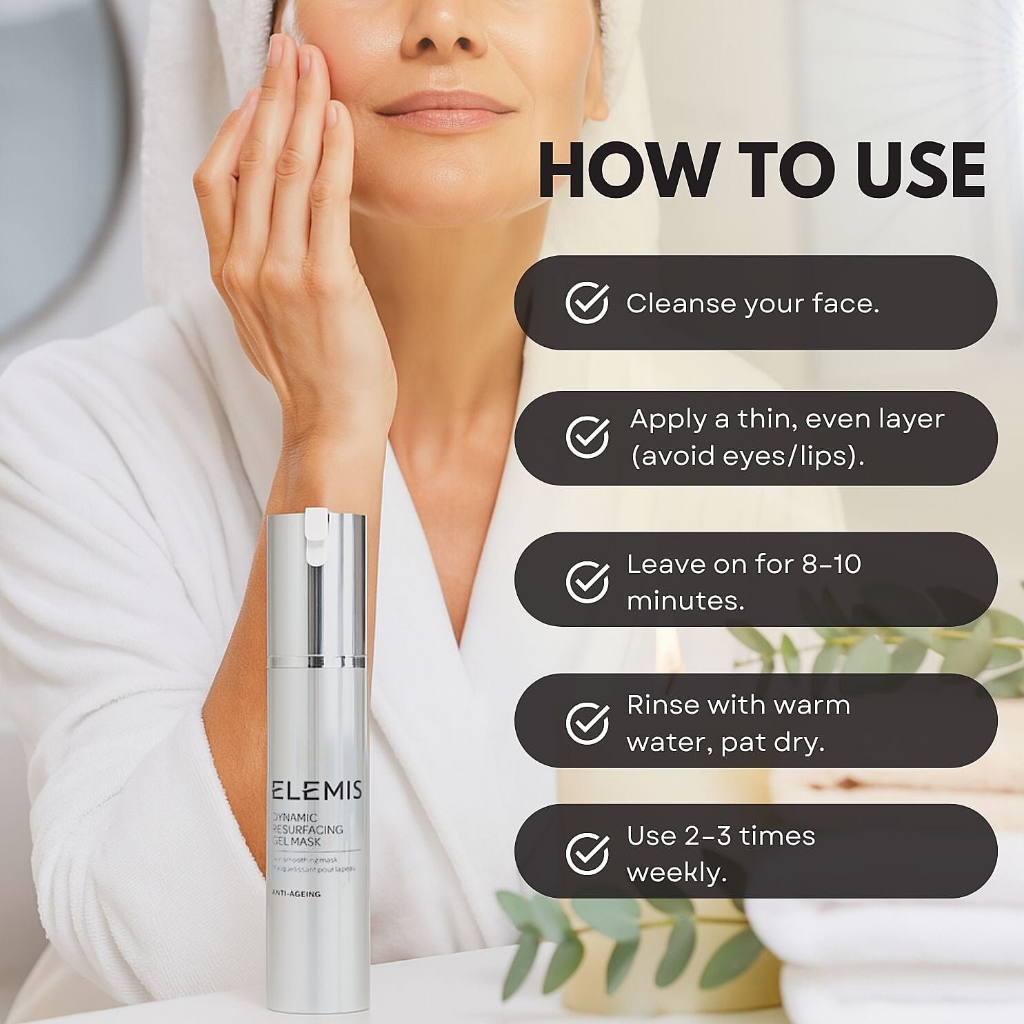 ELEMIS Dynamic Resurfacing Anti-Ageing Gel Mask - 50ml