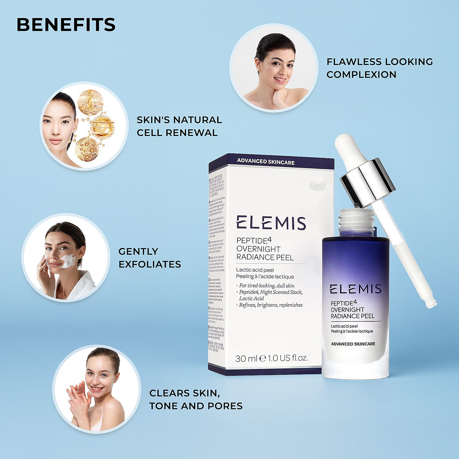 ELEMIS Peptide Overnight Radiance Peel - 30ml
