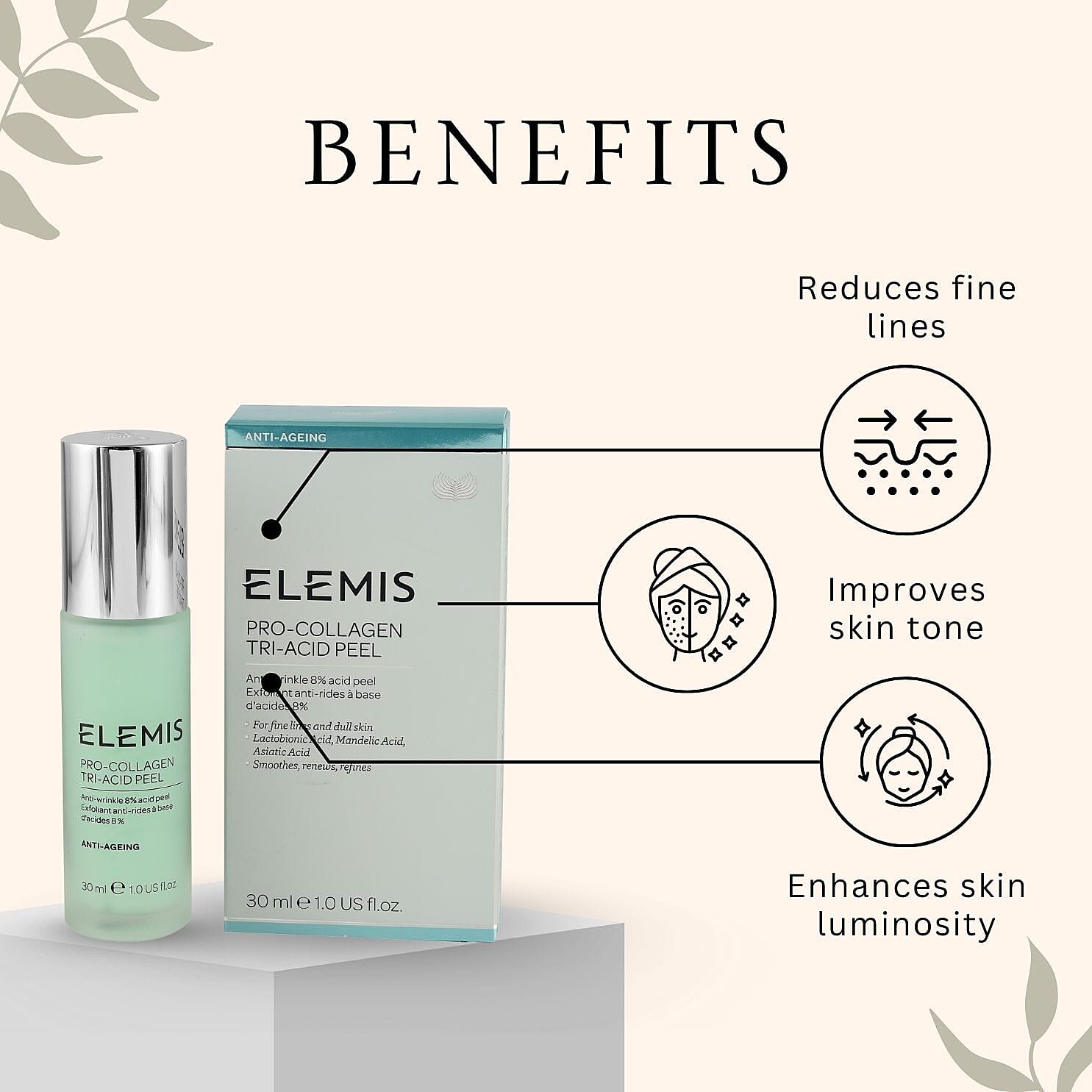 ELEMIS Pro-Collagen Tri-Acid Peel - 30ml