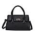 Elegant Croc Pattern Crossbody Bag with Braided Top Handle