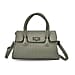 Elegant Croc Pattern Crossbody Bag with Braided Top Handle