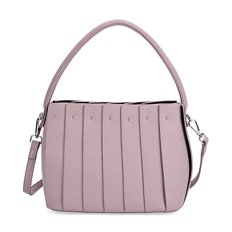 MISS IT OR MISS OUT -- Designer inspired Womens Top Handle Shoulder Bag with Adjustable Strap - Lilac