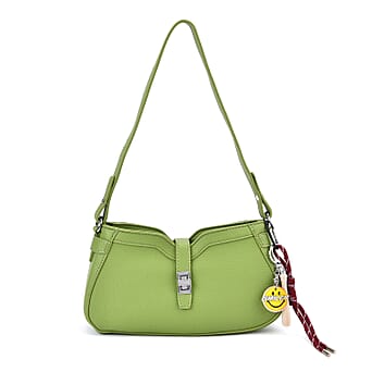 https://tjcuk.sirv.com/Products/80/4/8043429/Faux-Leather-Slim-Shoulder-Bag-with-Charm-Detail-Adjustable-Strap-Gree_8043429.jpg?w=342&h=342