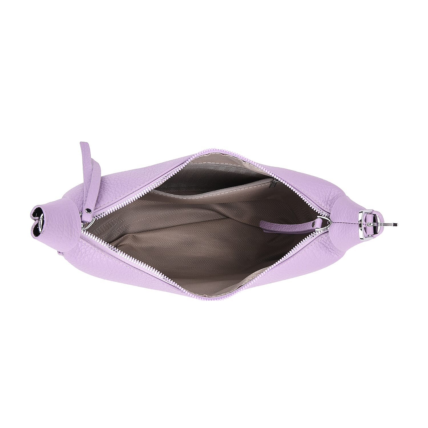 Casual Crescent Shoulder Bag - Purple