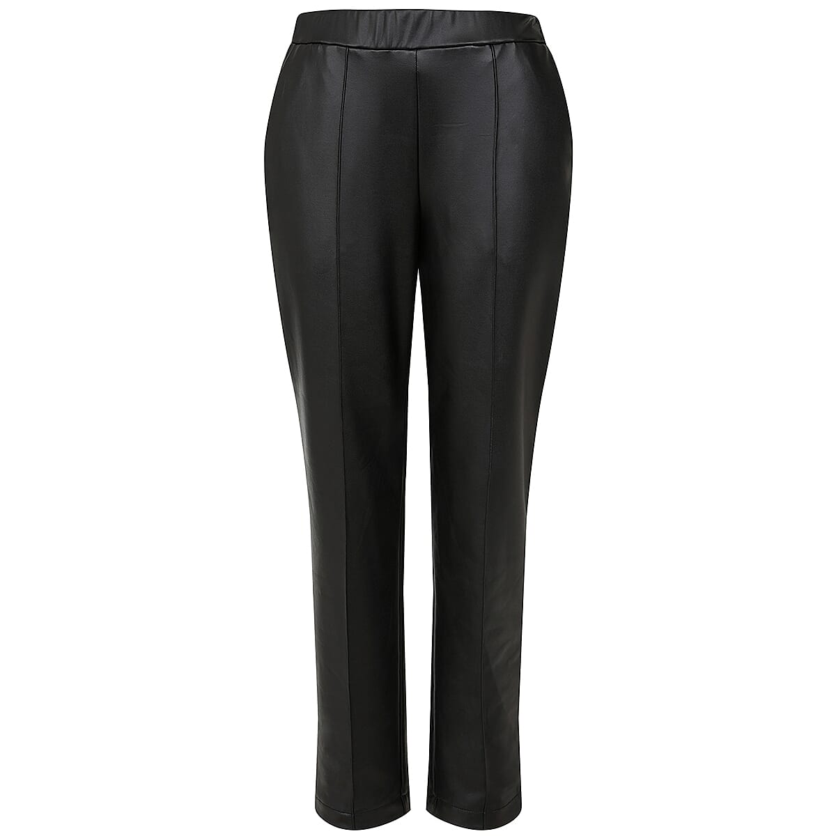 Emreco Faux Leather Jean and Pant-Trouser (Size - 12) - Black