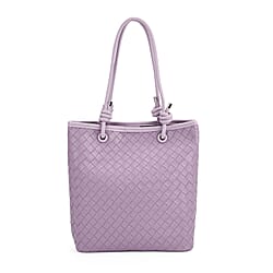DESIGNER INSPIRED - Classic Structured Tote Bag - Beige