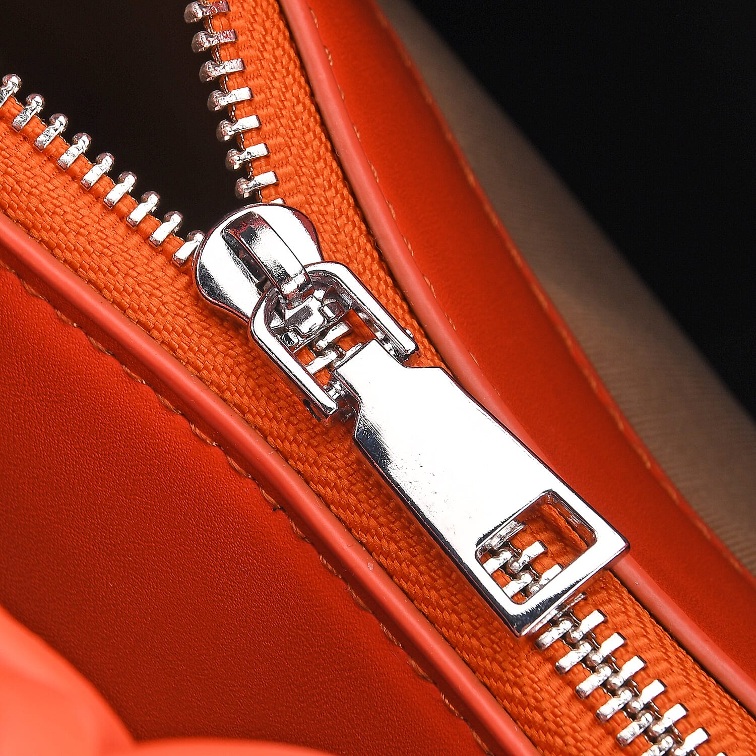 Classic Structured Tote Bag - Orange