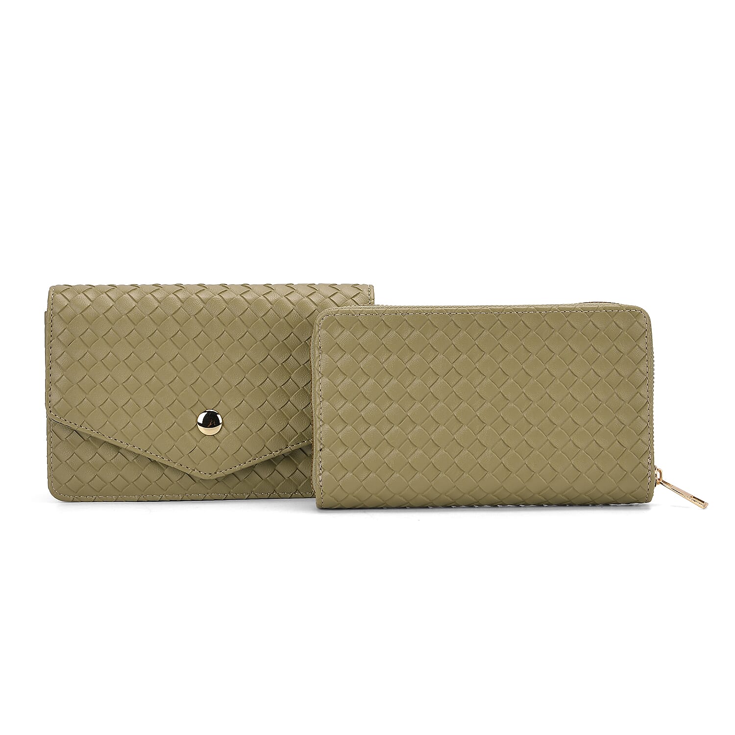 Stylish Crossbody Messenger Bag with Adjustable Strap & Card Slots - Green